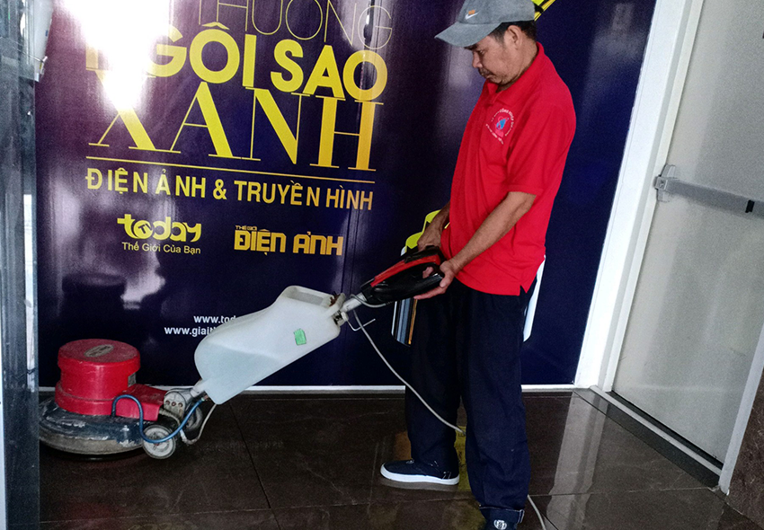Dịch vụ vệ sinh Siêu thị, Rạp Chiếu phim