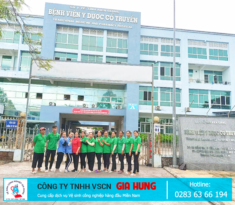 Cung cấp tạp vụ vệ sinh - Bệnh viện y học cổ truyền