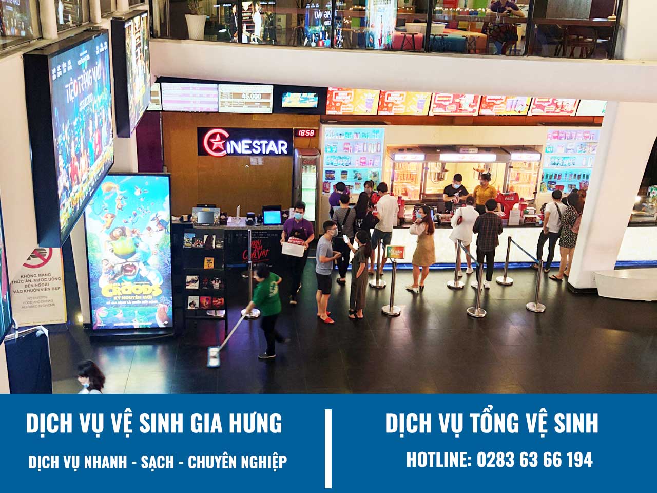 Tổng vệ sinh chung cư siêu thị