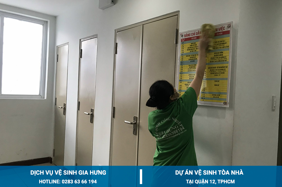 Chúng tôi vệ sinh đến các chi tiết nhỏ nhất